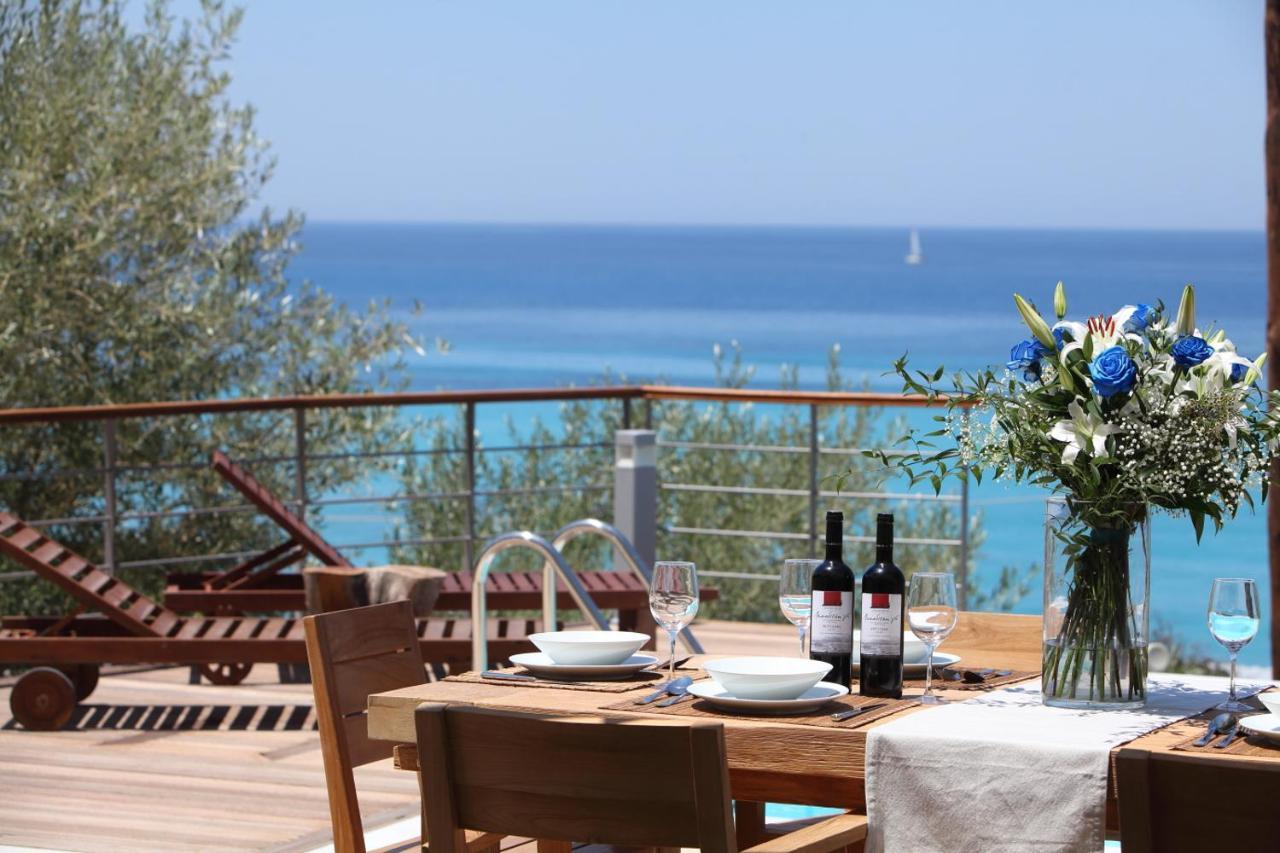 Capro - Milos Bay Villas Ayios Nikitas Ngoại thất bức ảnh