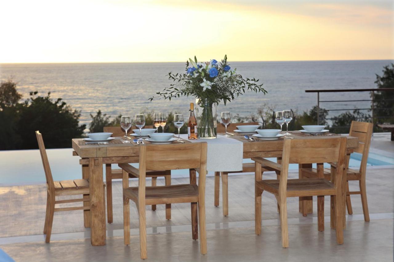 Capro - Milos Bay Villas Ayios Nikitas Ngoại thất bức ảnh