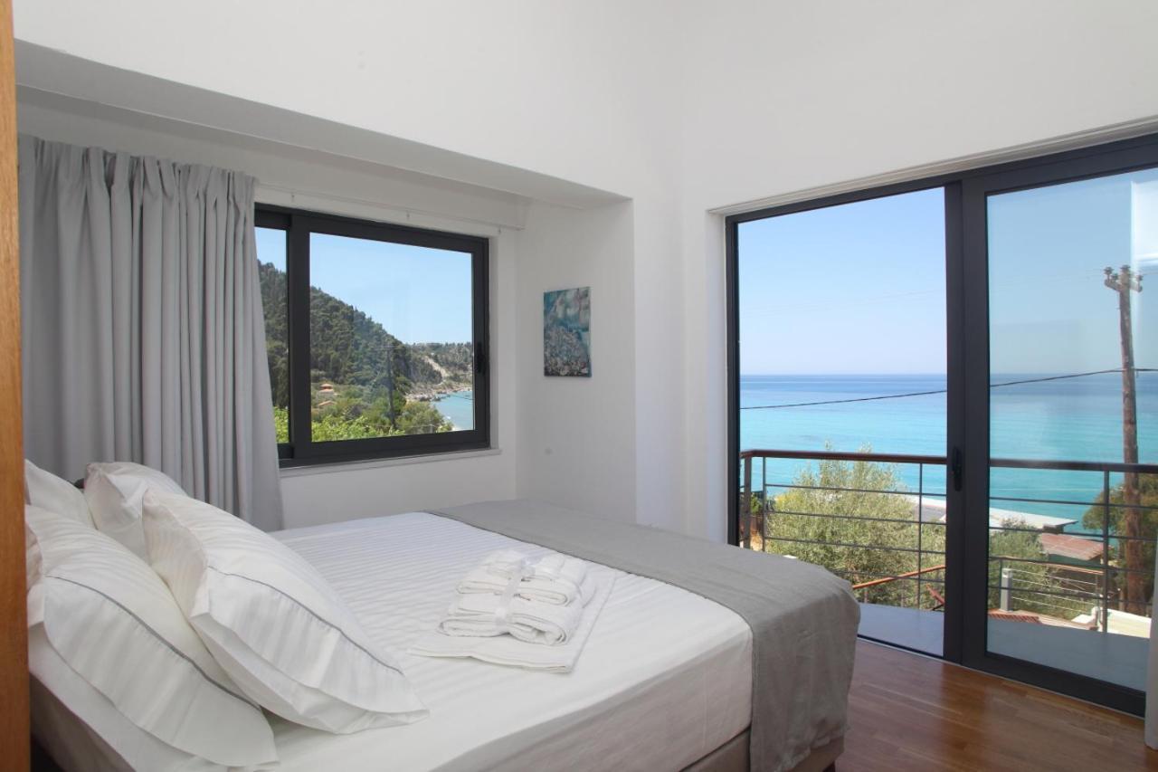Capro - Milos Bay Villas Ayios Nikitas Ngoại thất bức ảnh
