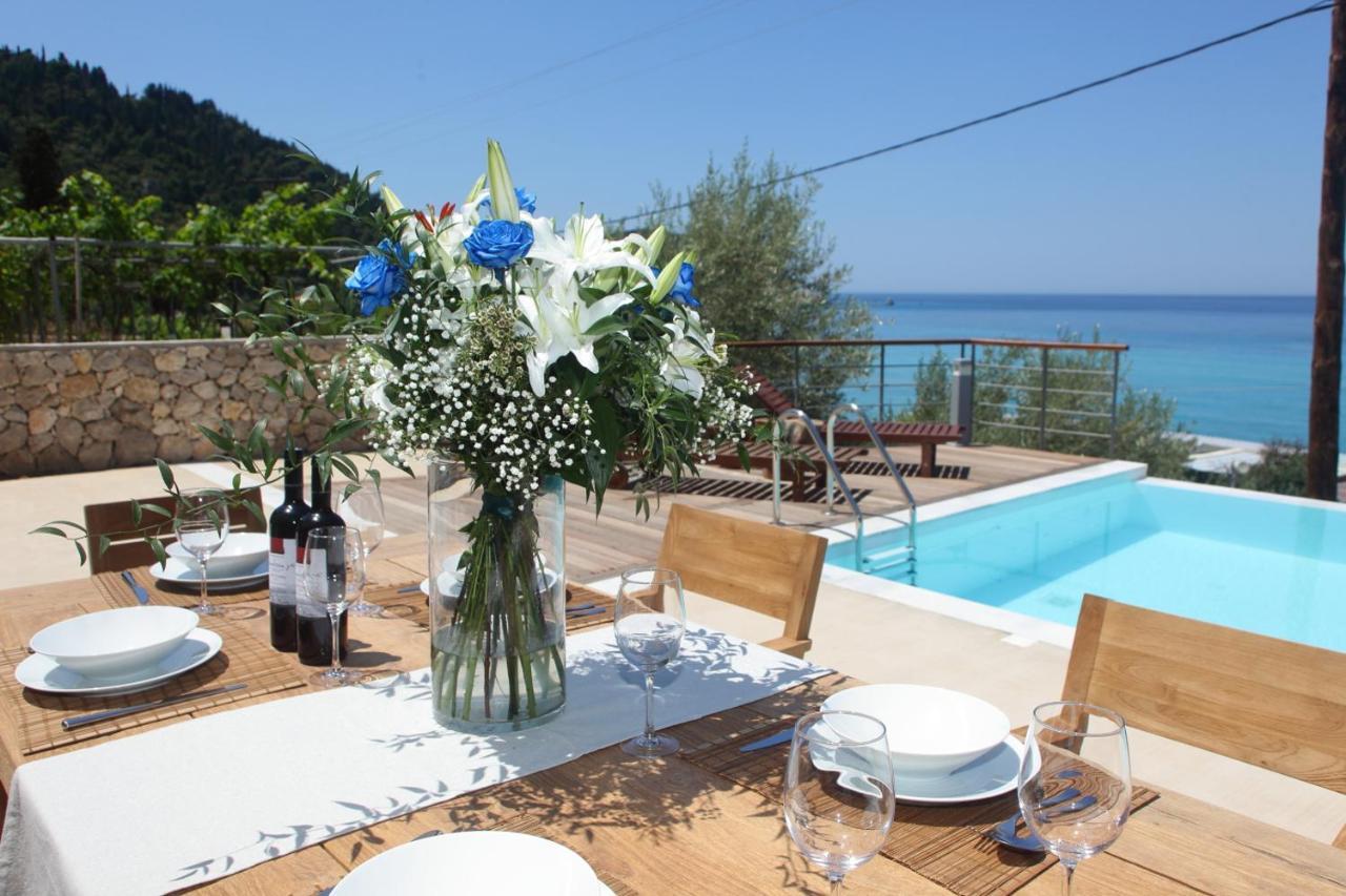 Capro - Milos Bay Villas Ayios Nikitas Ngoại thất bức ảnh