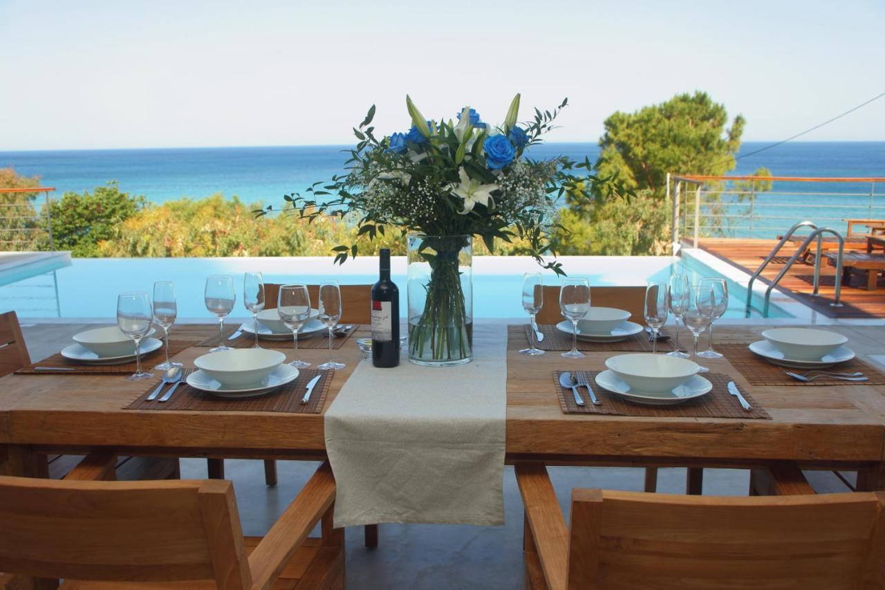 Capro - Milos Bay Villas Ayios Nikitas Ngoại thất bức ảnh