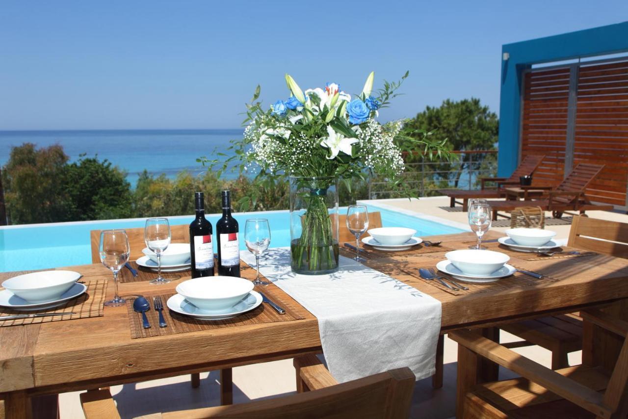 Capro - Milos Bay Villas Ayios Nikitas Ngoại thất bức ảnh